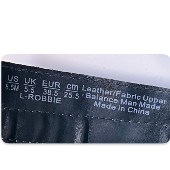 Franco Sarto Robbie Navy Combat Ankle Boots Size 8.5 - Picture 5 of 5